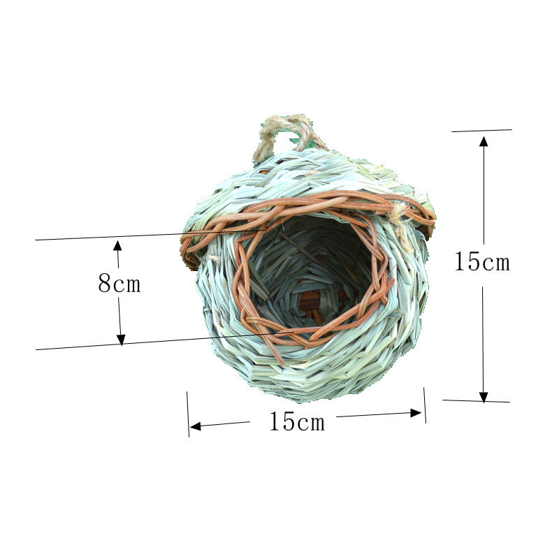 Natural Woven Bird Hut