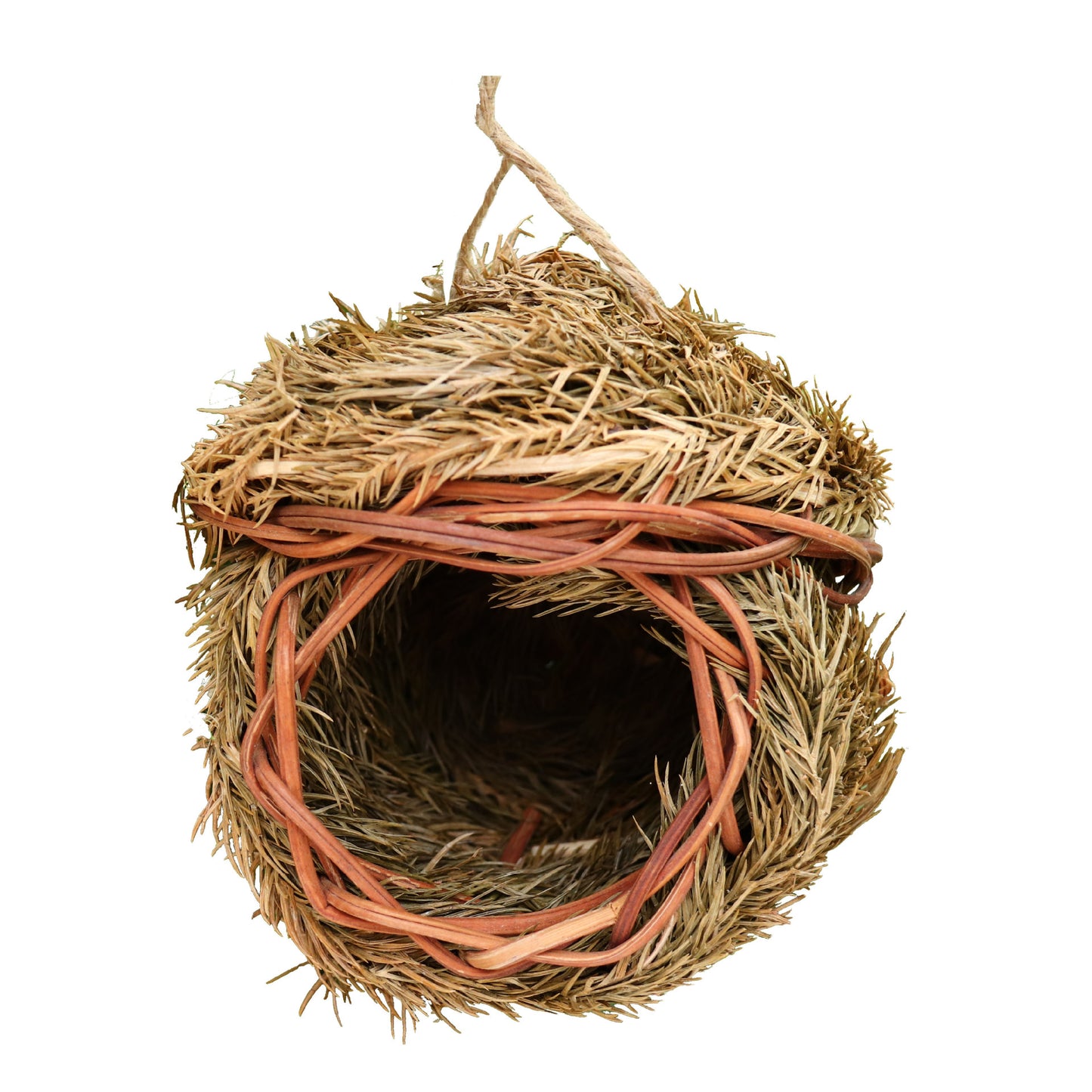 Round Grass Hanging Nest
