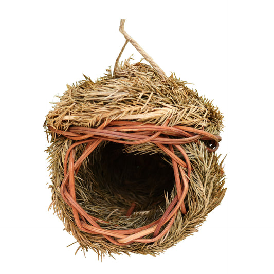Round Grass Hanging Nest