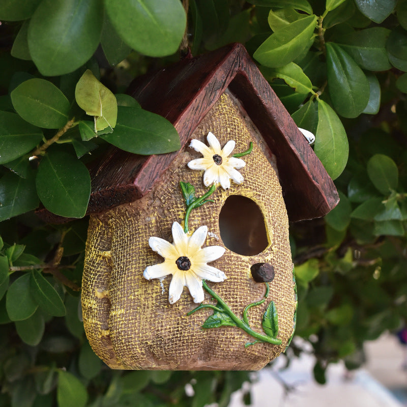 Decorative Resin Birdhouse