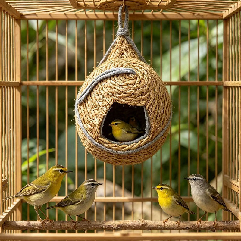 Woven Grass Bird Nest