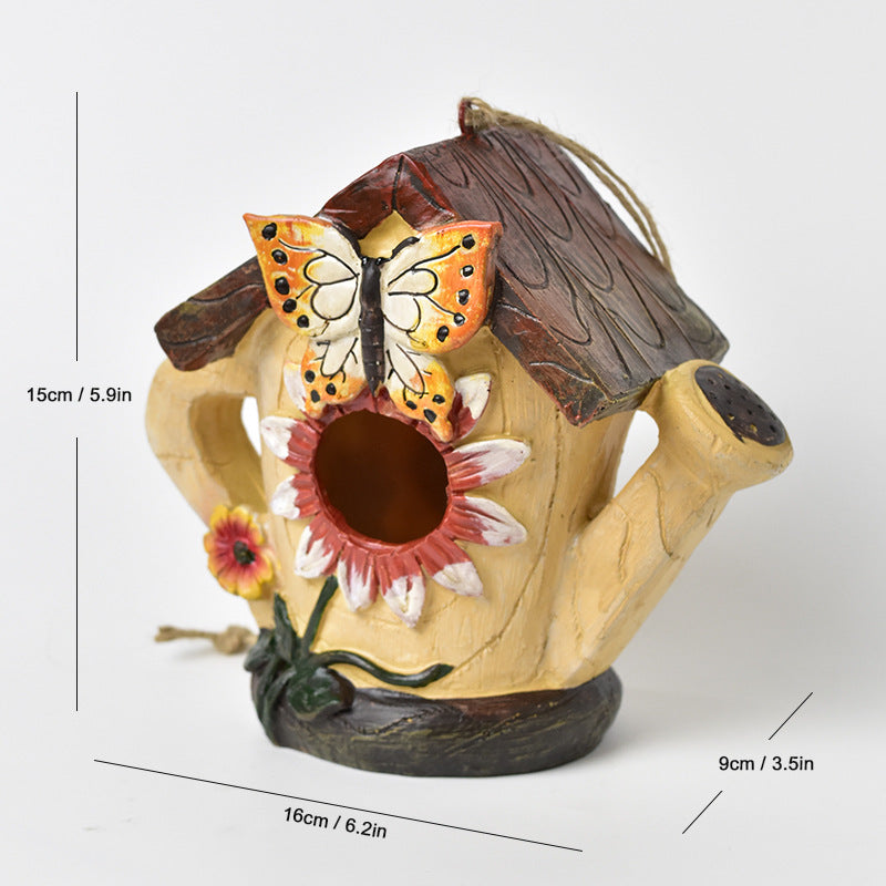 Decorative Resin Birdhouse